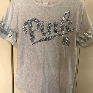 PINK Bling logo tee