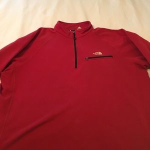 The North Face men's large 3/4 zip pullover