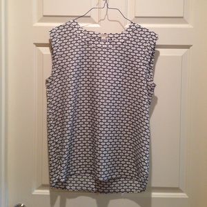J.Crew sleeveless blouse