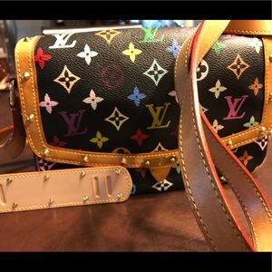 Louis Vuitton Solonge multicolored monogram purse