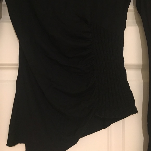 Trendy Asymmetrical Soya top w/ bell sleeves - Picture 3 of 3