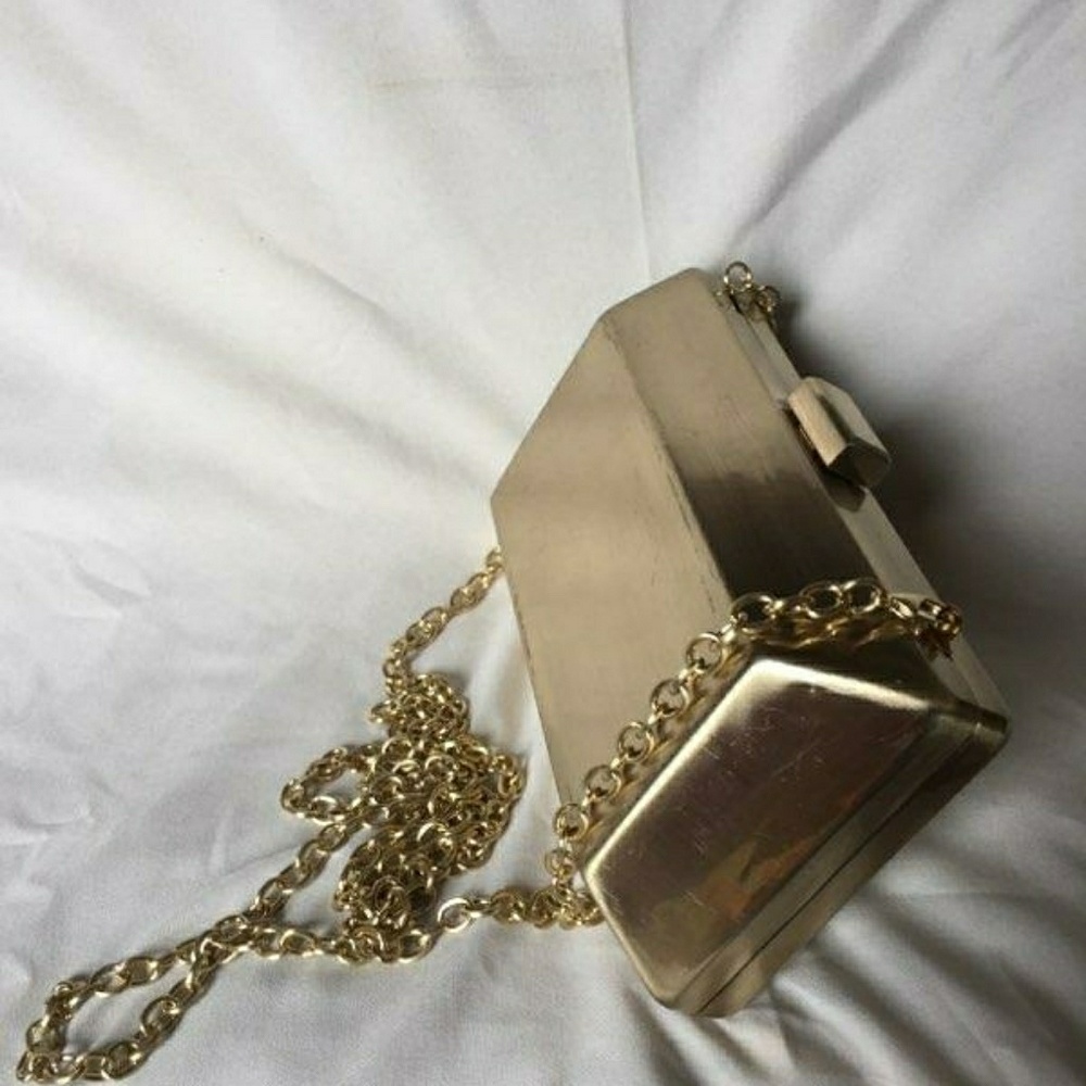 Beautiful gold evening bag