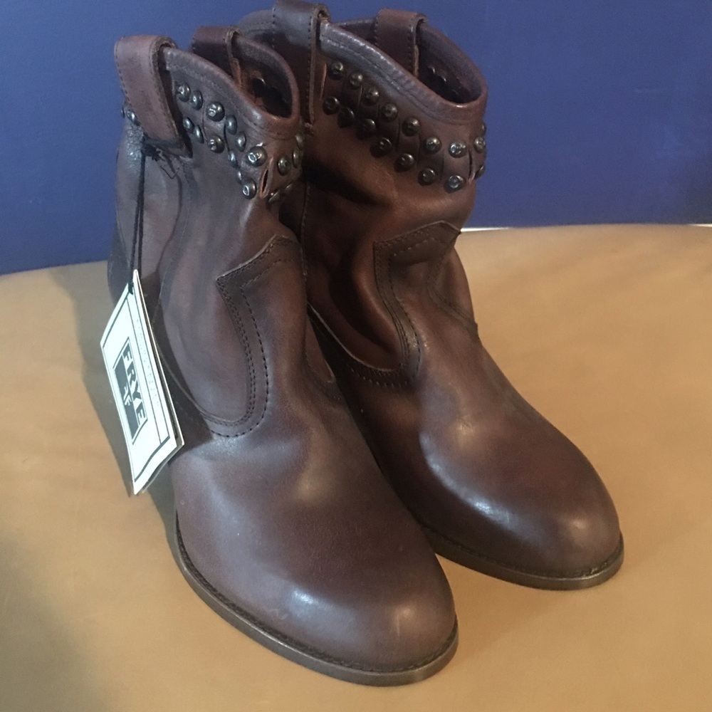 FRYE STUDDED BOOTIES