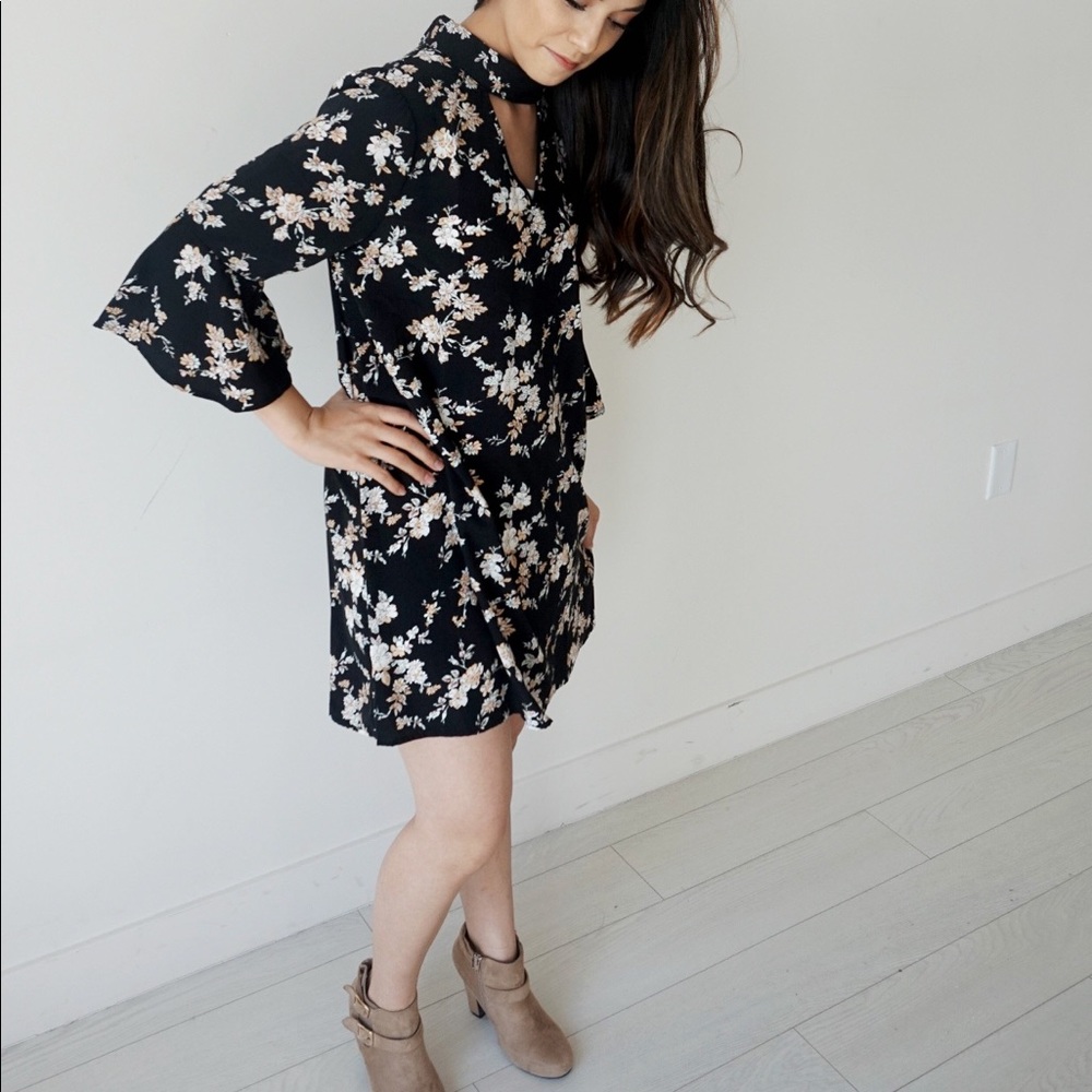 Floral Hi-Lo Dress