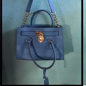 Michael Kors East/West Hamilton in Heritage Blue