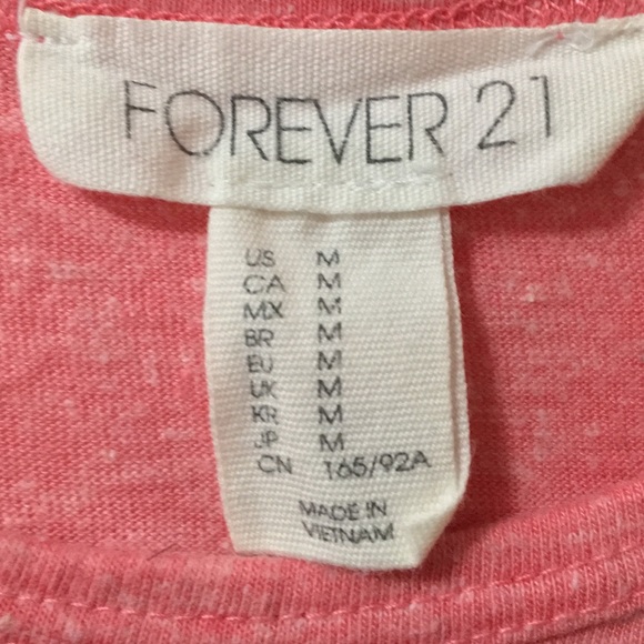 Forever 21 Salmon Tank Top - Picture 2 of 2