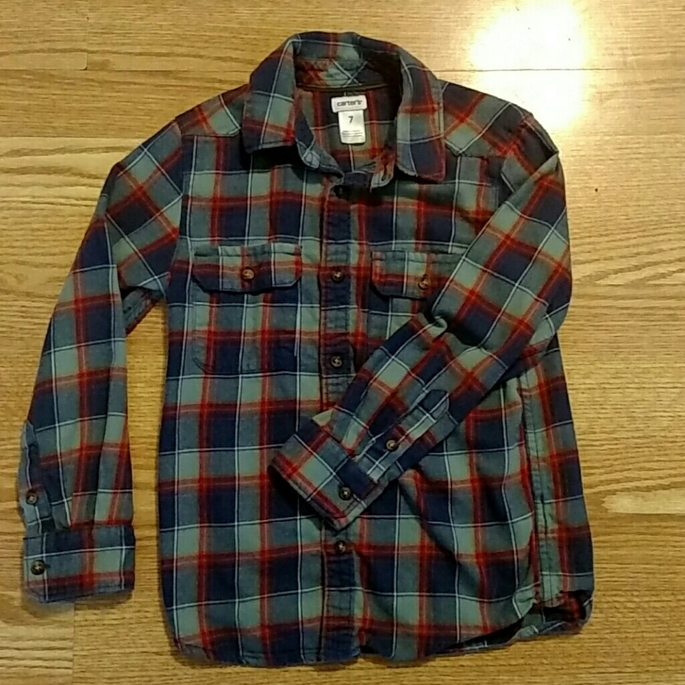 Flannel Boys Button Down