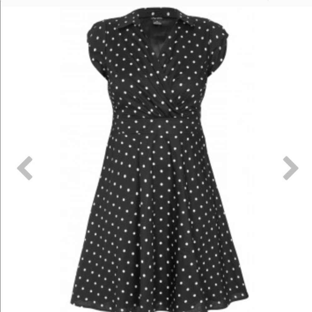 City Chic Dot Fit and Flare pin-up Dress!  NWT