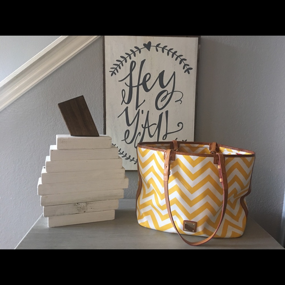 Yellow chevron Dooney and Bourke