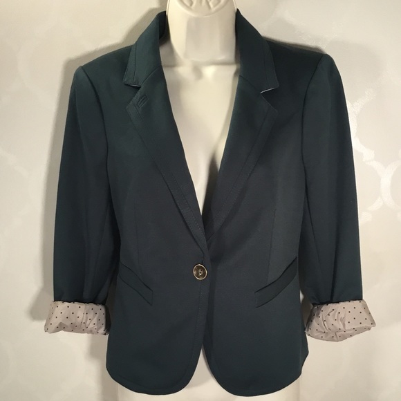 The Limited Jackets & Blazers - THE LIMITED HUNTER GREEN JACKET