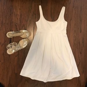 White susana monaco dress SZ S
