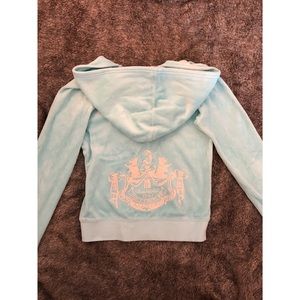 Juicy Couture Velour Sweatshirt Baby Blue