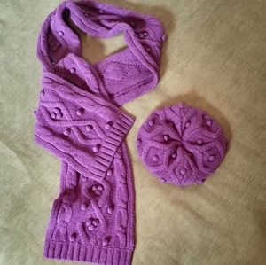 Boden Wool & Angora Hat and Scarf Set!