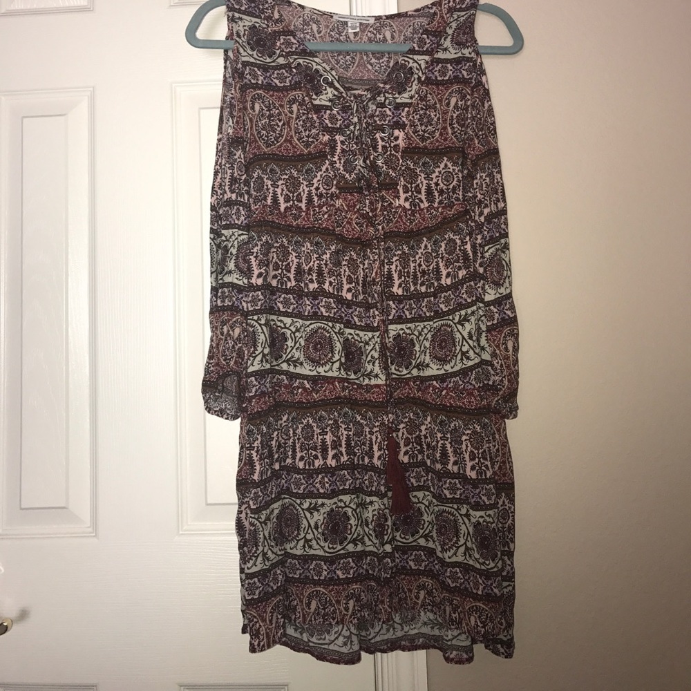 American Eagle Cut Out Shoulder Dress