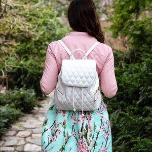 Vera Bradley Quilted Amy Leather Backpack