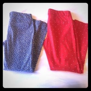 Old Navy pixie pants. Set of 2. Size 4