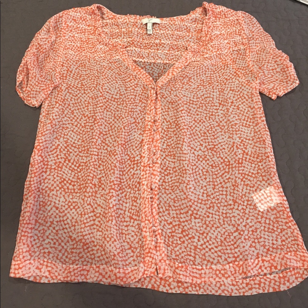 Joie cute printed blouse!