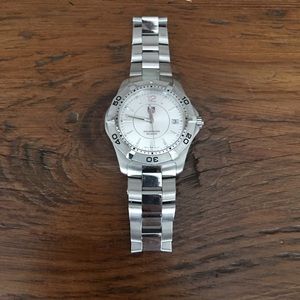 Tag Heuer Silver Swiss wristwatch