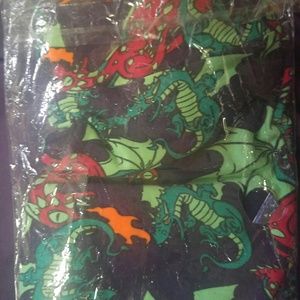 Lularoe OS dragon leggings