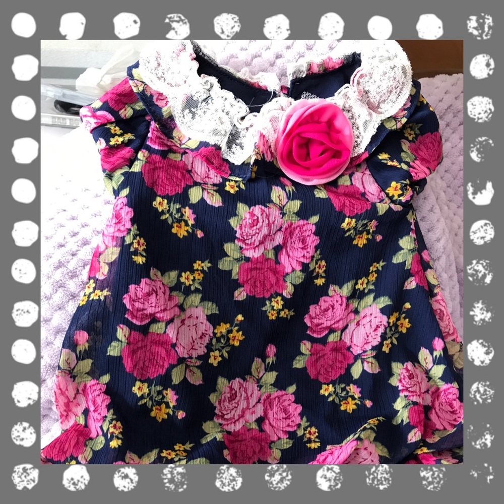 Nannette Baby Sz 12mo. Floral top