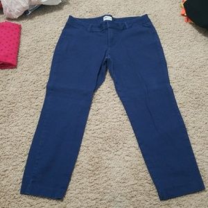 Navy "The Pixie" anke pants