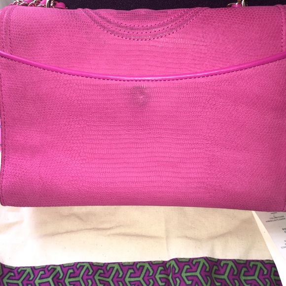 Tory Burch Fleming Snake Convertible Shoulder Bag - Picture 2 of 7