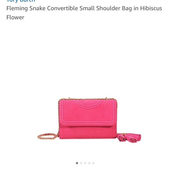 Tory Burch Fleming Snake Convertible Shoulder Bag - Picture 7 of 7
