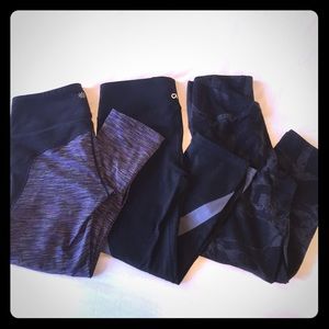 MUST SELL BY 11/15! Set of 3 athletic capris.
