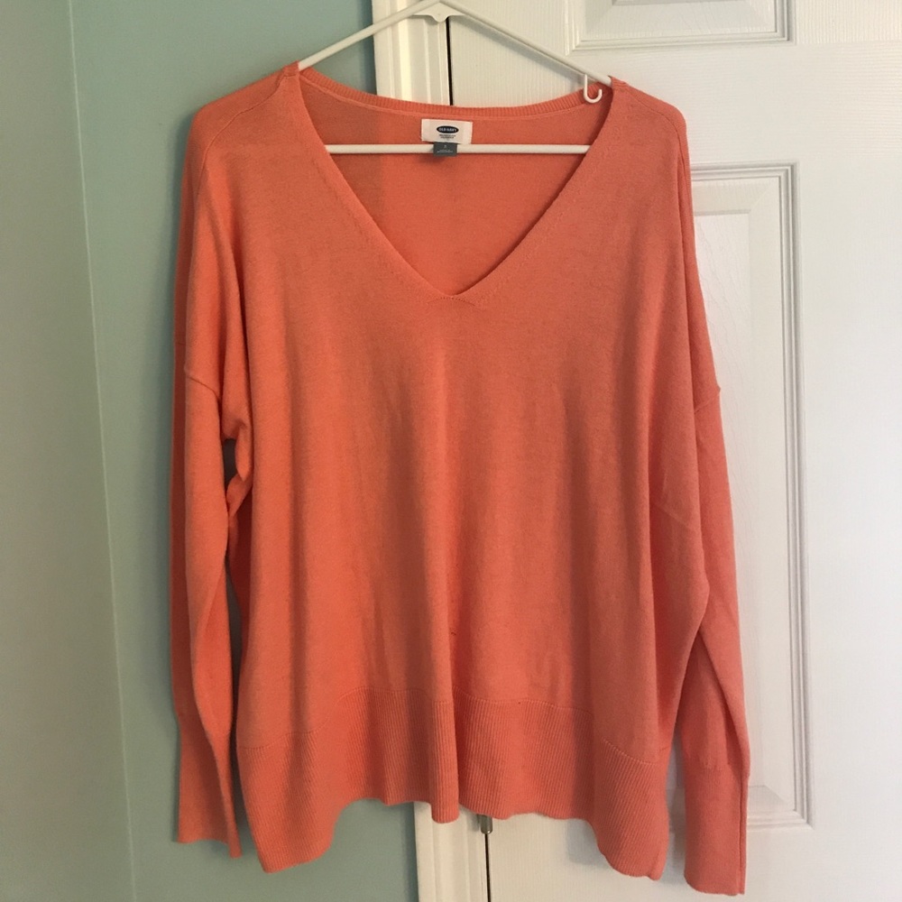 Old Navy Peach/Coral Sweater NWOT