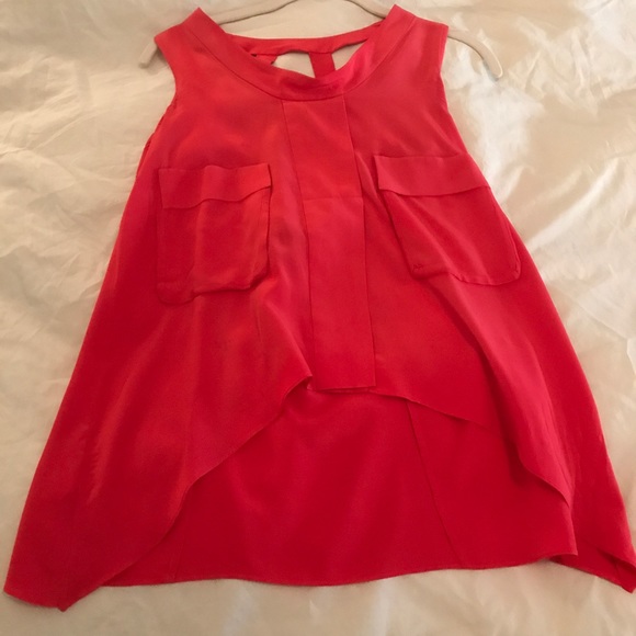 BCBG pink silk tank top - Picture 2 of 3