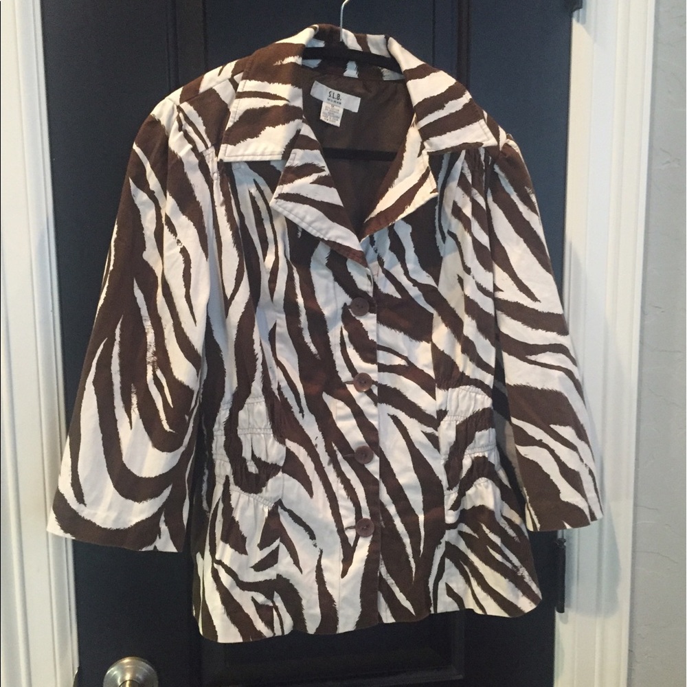 3/4 sleeve jacket by S.L.B.