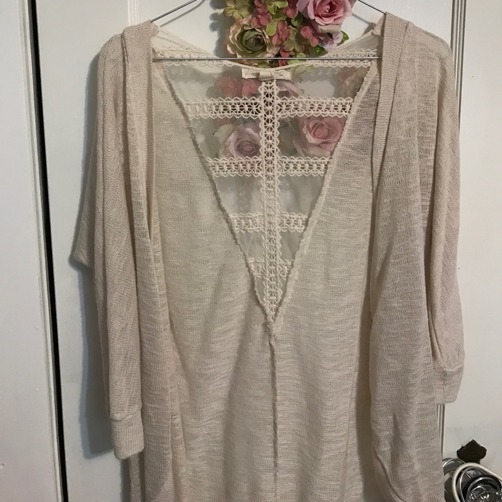 Beige cardigan