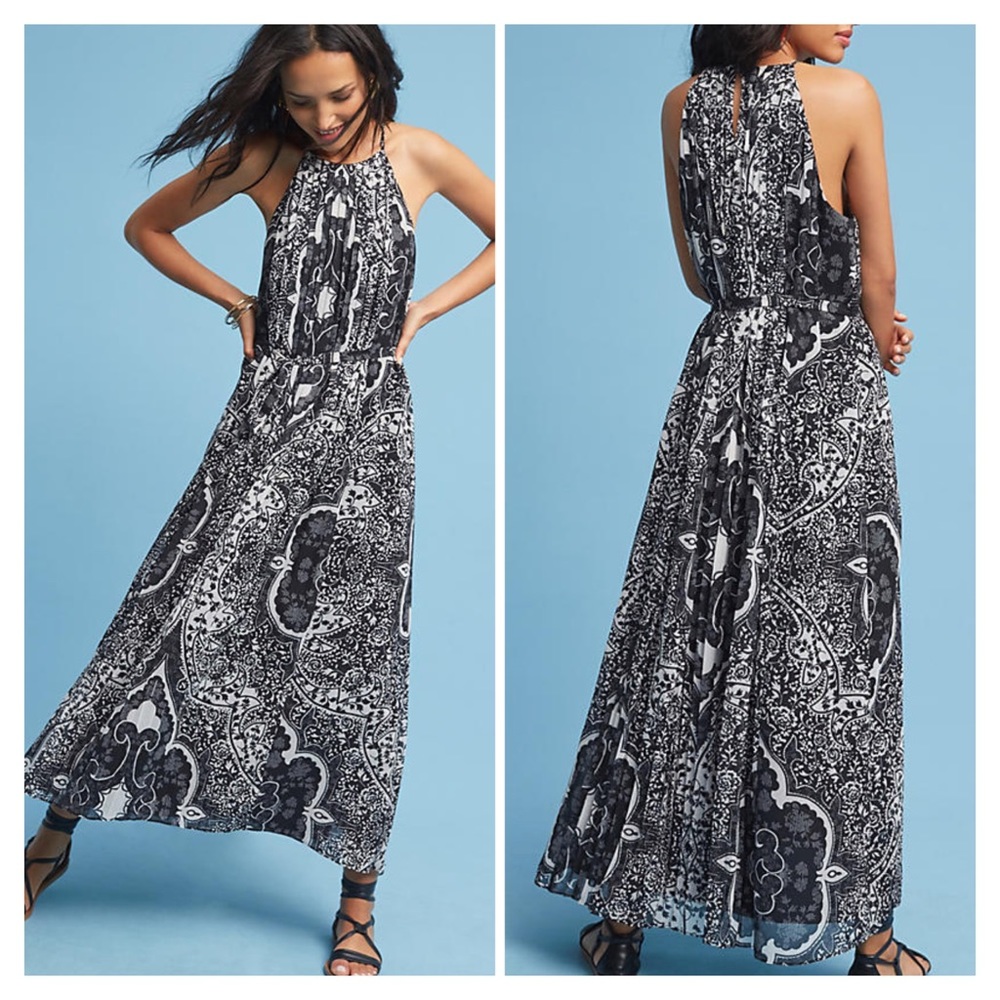 Antropolgogie Noir Dress