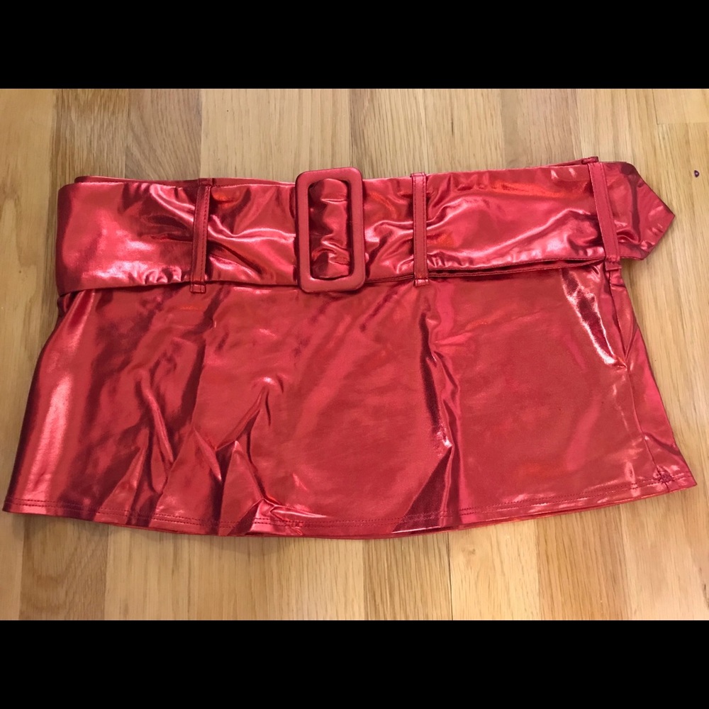 Red Mini Skirt