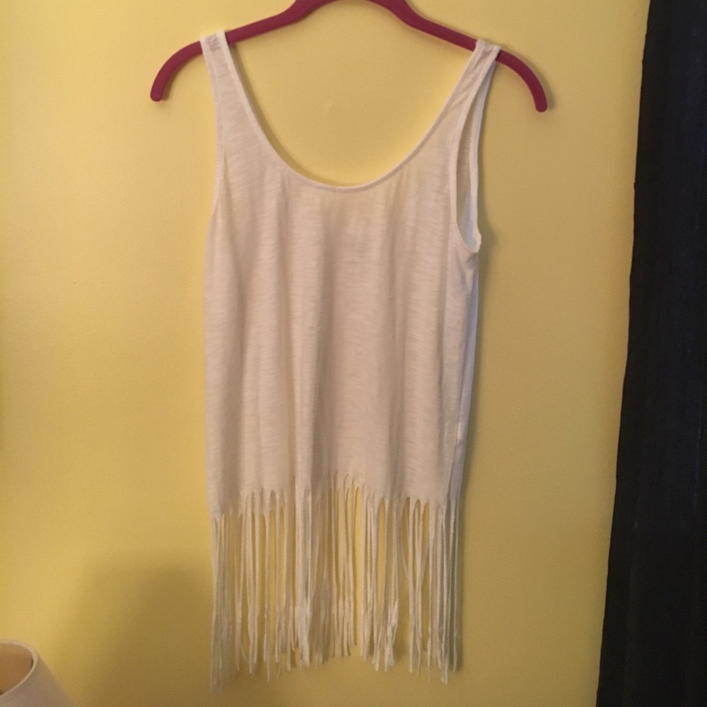 ❌SOLD❌PRICE IS FIRM! Express fringe tank/coverup