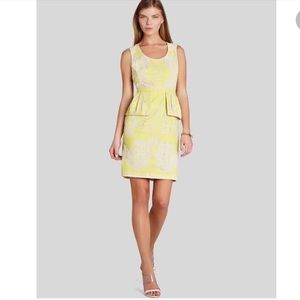 BCBG MAX AZRIA Etna Lace Peplum Cocktail Dress