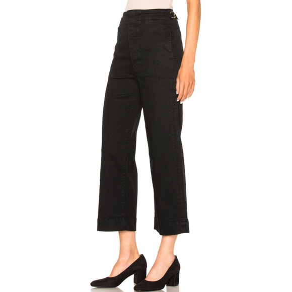 MOTHER Denim - Mother cinch greaser high rise crop flare jean 26