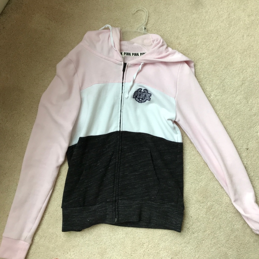 PINK zip up hoodie