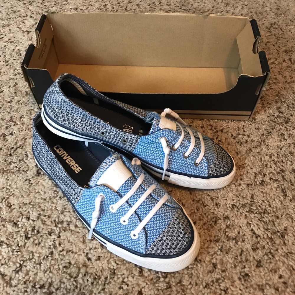 Converse Espadrille Slip On Sneakers Navy