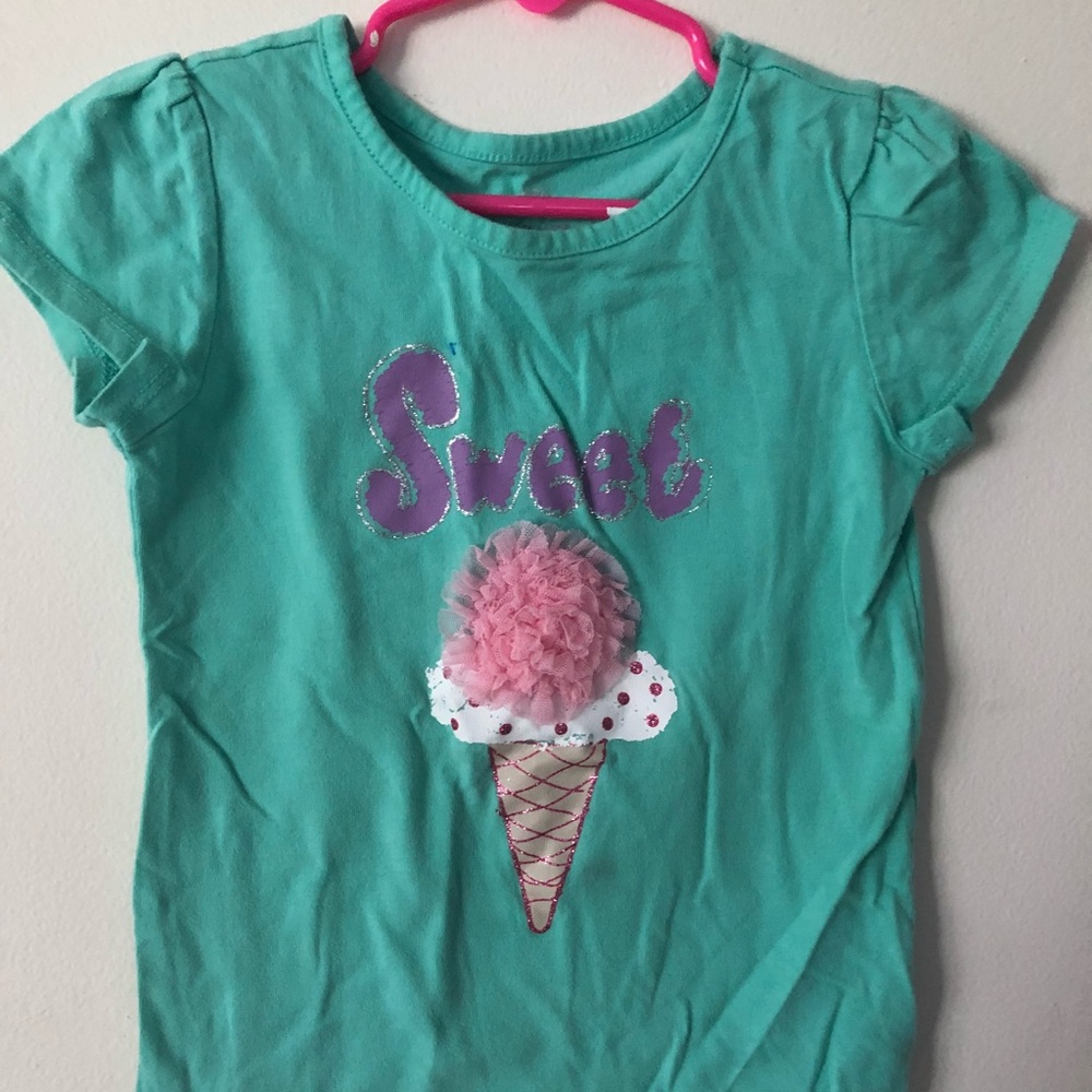 Girls cap sleeve tee