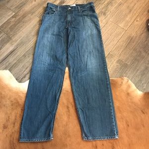 W36 l34 Levi's silver fag baggy jeans 36x34