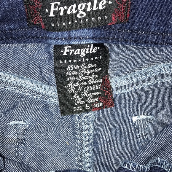 Fragile Jean Shorts - Picture 3 of 3