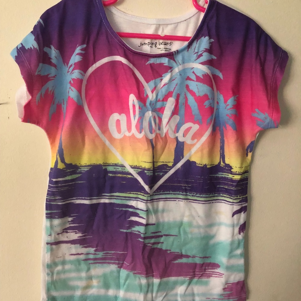 Tropical design tee