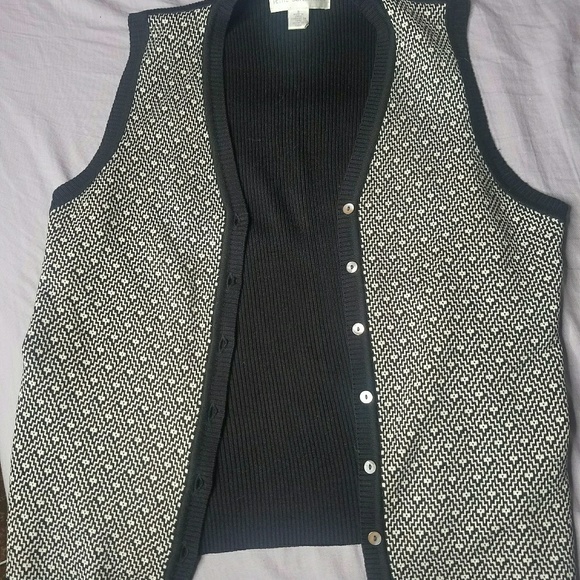 Petite Sophisticate Sweaters - 3/20 Silk Vest