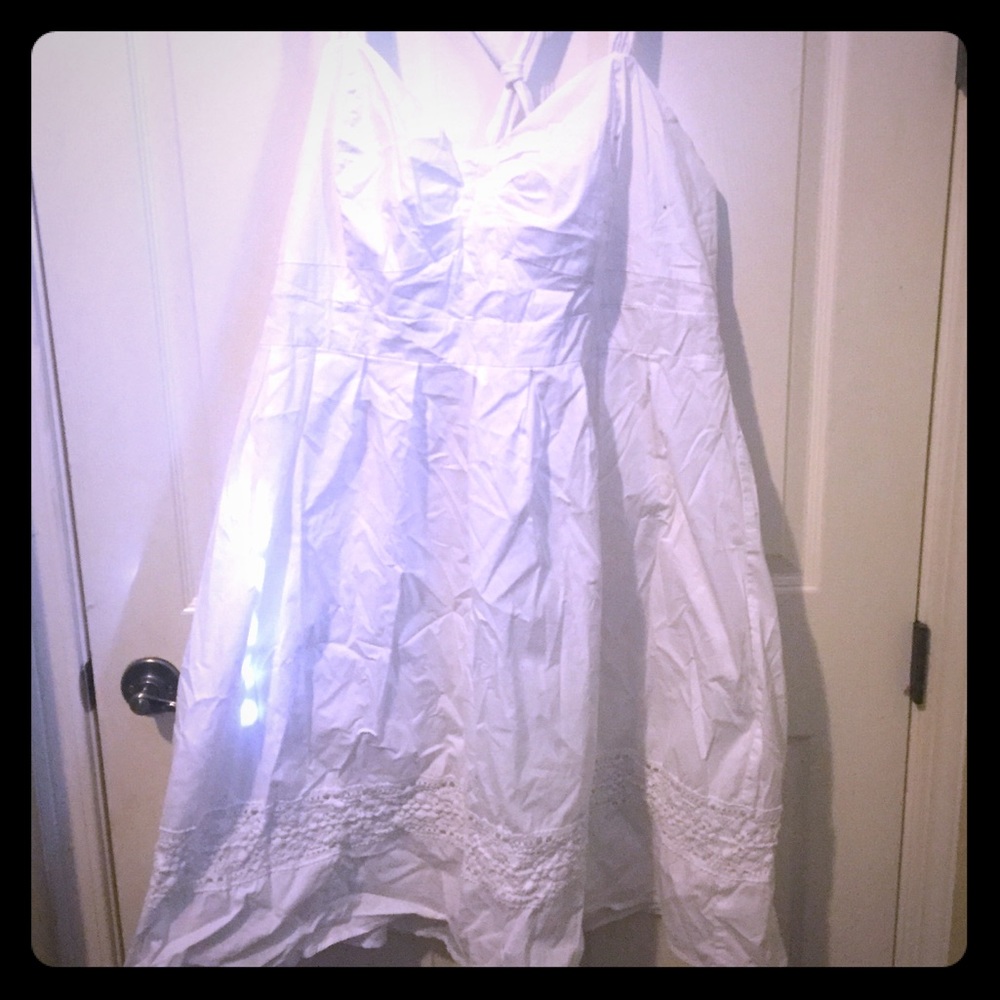 Lane Bryant white dress