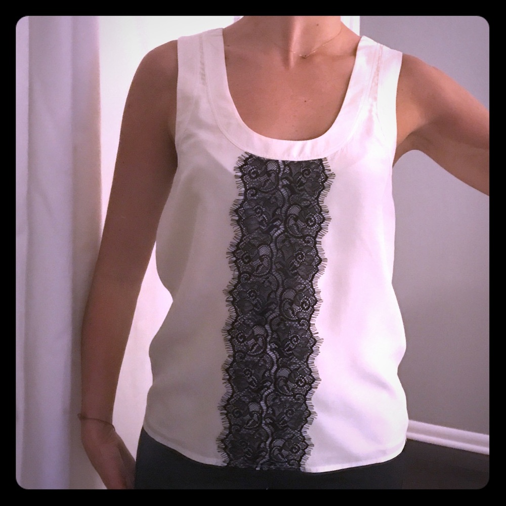 Banana Republic Lace Detail tank.