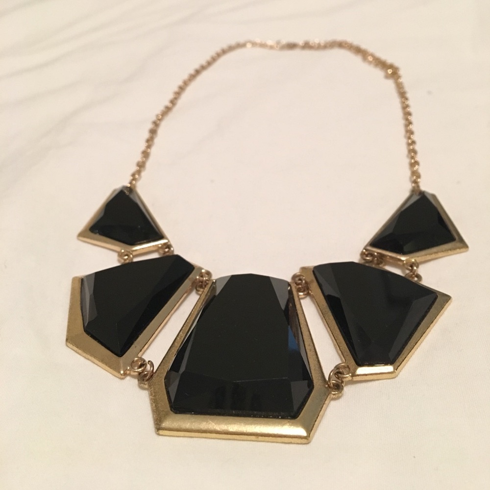 Black and gold necklace