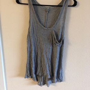 Slouchy, striped tank