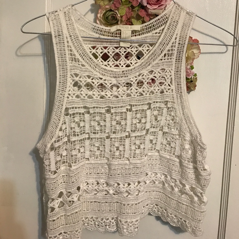 Crochet crop top