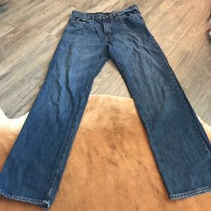 36/34 gap loose fit dark denim jeans barely worn
